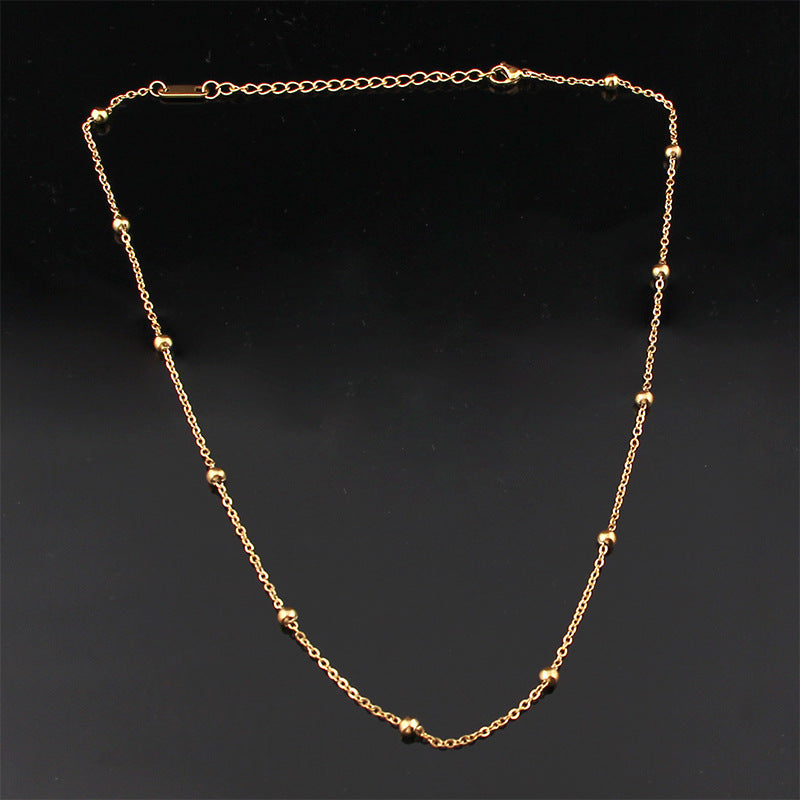 Female Stainless Steel Star Small Pendant Necklace - Chic Angle